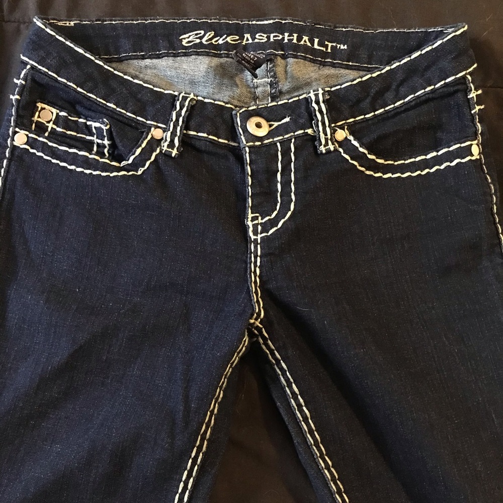 Blue Asphalt Dark Blue Jeans